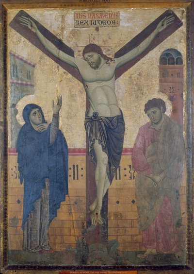 Kruisiging door Sienese School